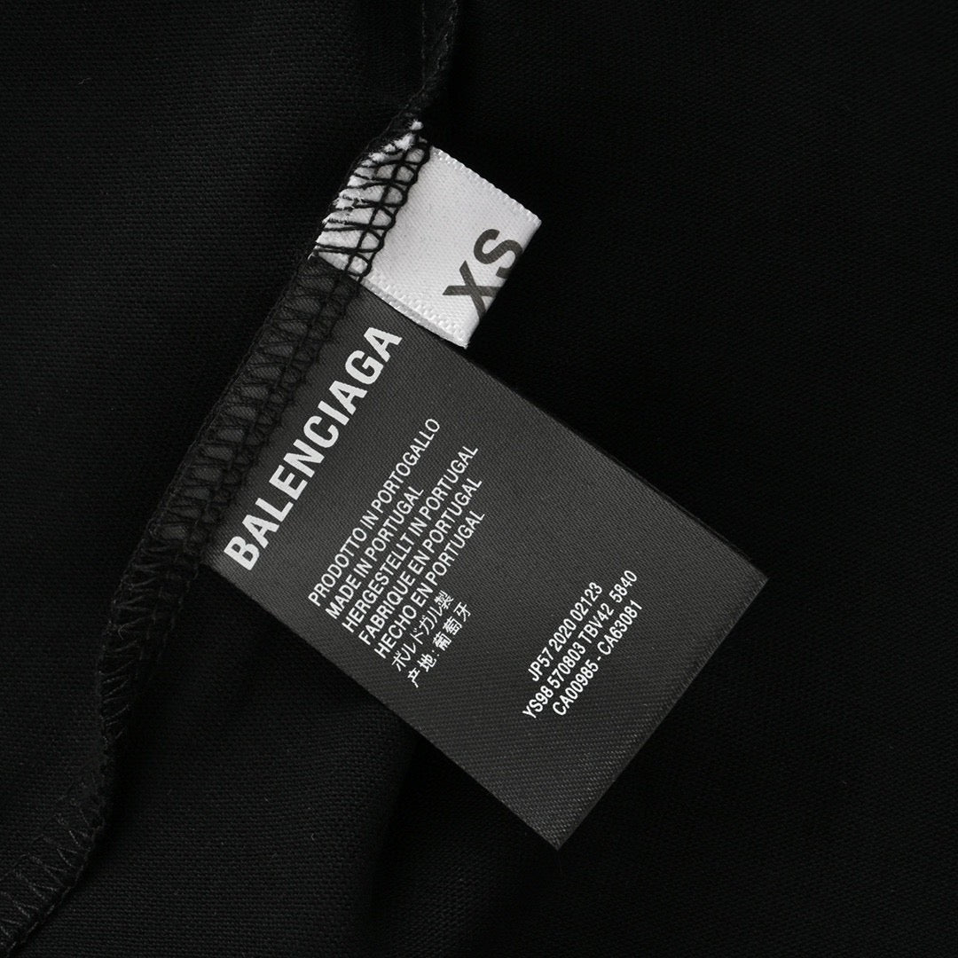 Balenciaga Mcdonald's T-shirt - Black Unisex Streetwear Limited Edition - <span>Unique and playful design. Features a bold Balenciaga logo inspired by the iconic McDonald's arches.