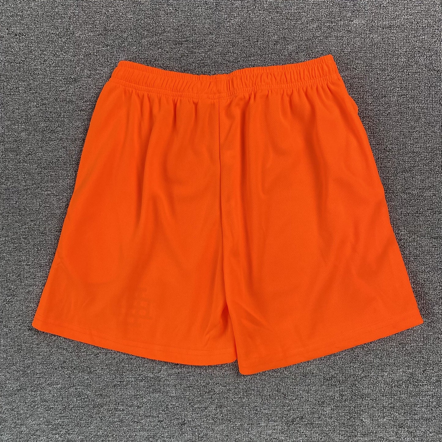 ERIC Emanuel Ee Basic Shorts Orange - - Blue Unisex Streetwear Limited Edition - The ERIC EMMANUEL EE BASIC SHORTS ORANGE/BLUE - REPLICA combine vibrant streetwear aesthetics with premium
