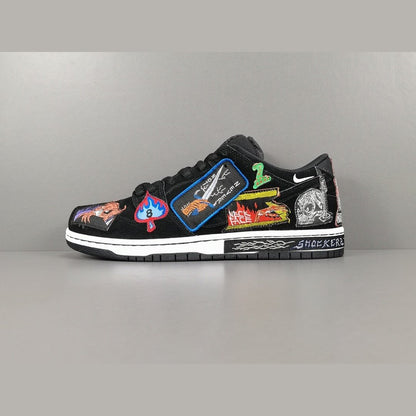 NIKE Sb Dunk Low Pro - Neckface Unisex Streetwear Limited Edition