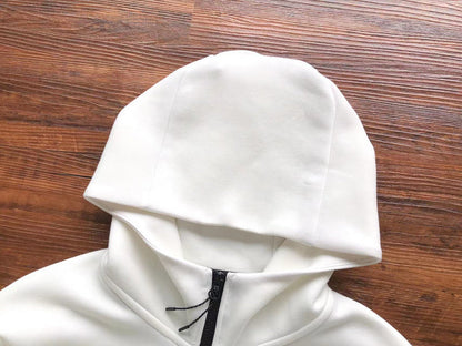 NIKE Tech Fleece Hoodie - Volt - Grey Unisex Streetwear Limited Edition