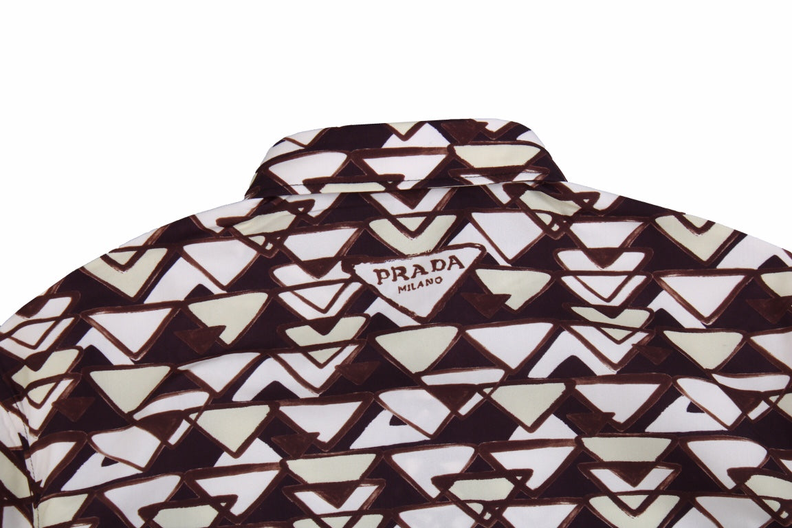 BALENCIAGA Patterned Short Sleeve Shirt - Red Unisex Streetwear Limited Edition - The BALENCIAGA PATTERNED SHORT SLEEVE SHIRT - REPLICA is a bold fusion of luxury fashion