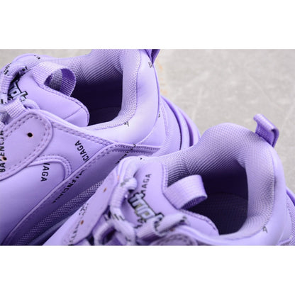 BALENCIAGA Triple S - Sneakers - Purple Unisex Streetwear Limited Edition - The Balenciaga Triple S x Purple redefines the iconic chunky sneaker with a vibrant splash