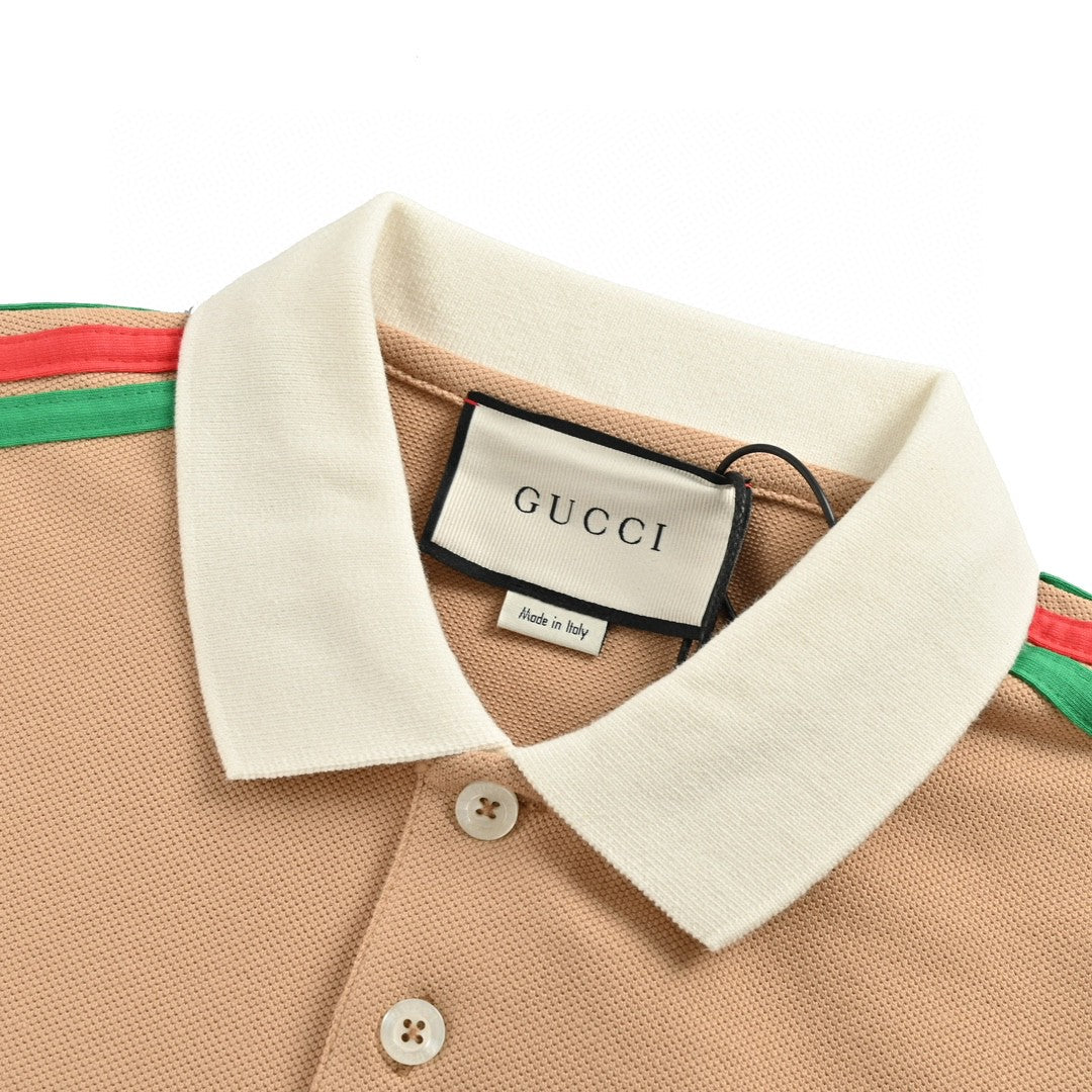 Polo de manga a rayas Gucci