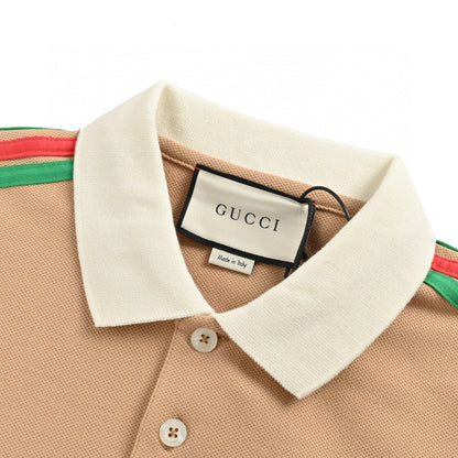 Polo de manga a rayas Gucci