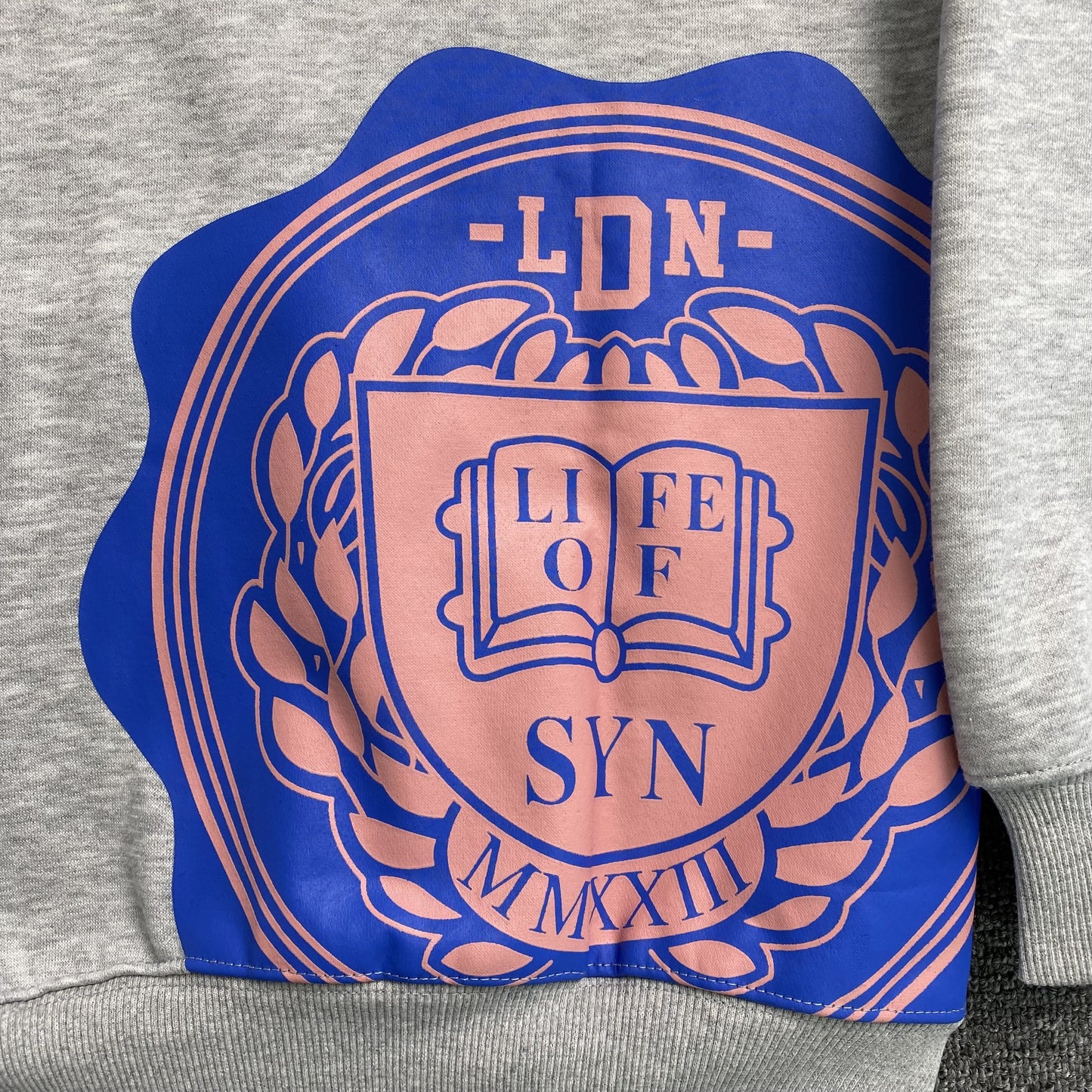 SYNA WORLD COLLEGE HOODIE GRIS