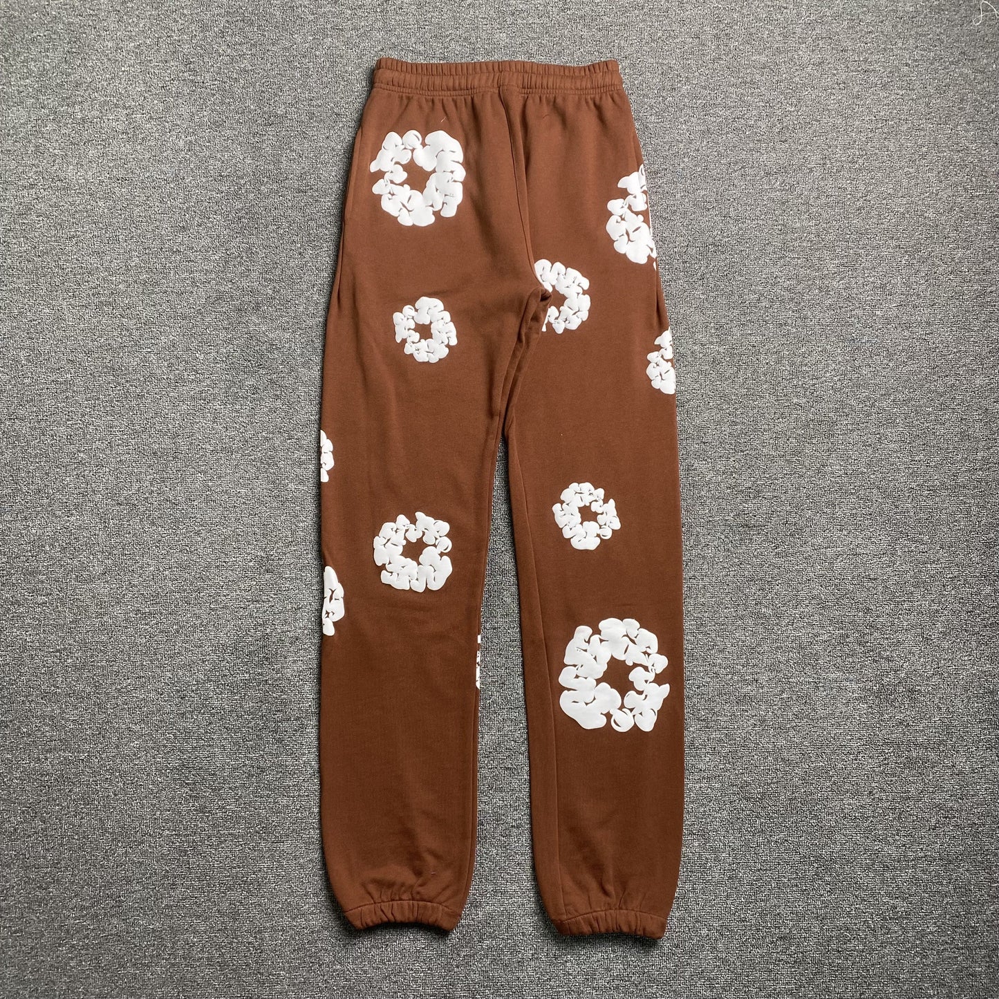DENIM Tears Cotton Wreath Sweatpants - Brown Unisex Streetwear Limited Edition