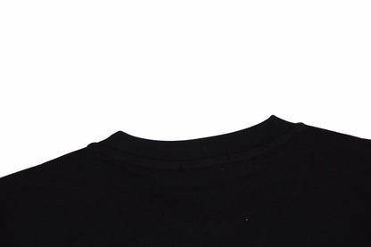 Dior T-shirt With Neon Logo - Black Unisex Streetwear Limited Edition - <p dir='ltr'><span>Black t-shirt featuring a neon Dior logo with a splattered paint effect. Bold