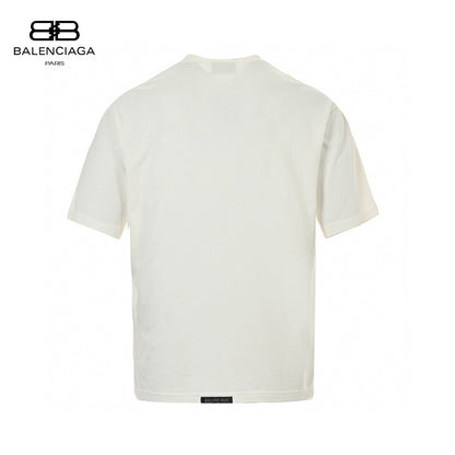 Balenciaga T-shirt - Back Logo - Black Unisex Streetwear Limited Edition - <span>This Balenciaga t-shirt features a minimalist design with a focus on the back. The white