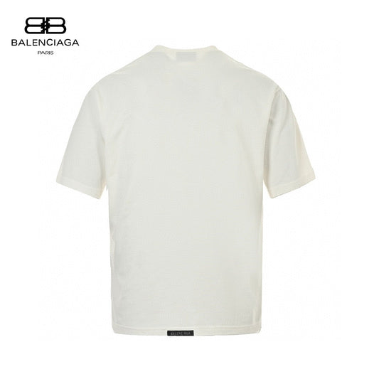 Balenciaga T-shirt - Back Logo - Black Unisex Streetwear Limited Edition - <span>This Balenciaga t-shirt features a minimalist design with a focus on the back. The white