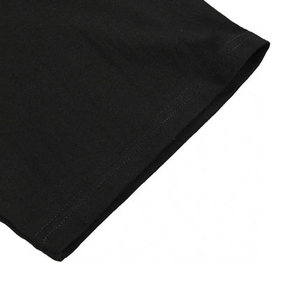 Camiseta negra de Gucci con estampado de dinosaurio rosa