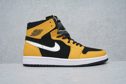 JORDAN 1 High Zoom Air Cmft - Monarch Sneakers - Black Unisex Streetwear Limited Edition