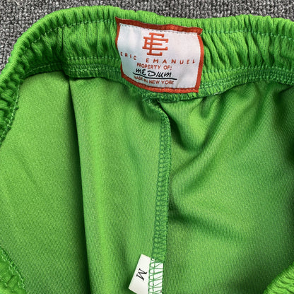 ERIC Emanuel Ee Basic Shorts Slime Green - - Black Unisex Streetwear Limited Edition - The ERIC EMMANUEL EE BASIC SHORTS SLIME GREEN/BLACK - REPLICA deliver the perfect mix of