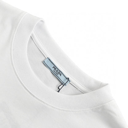 Prada T-shirt - Pocket Detail - White Unisex Streetwear Limited Edition