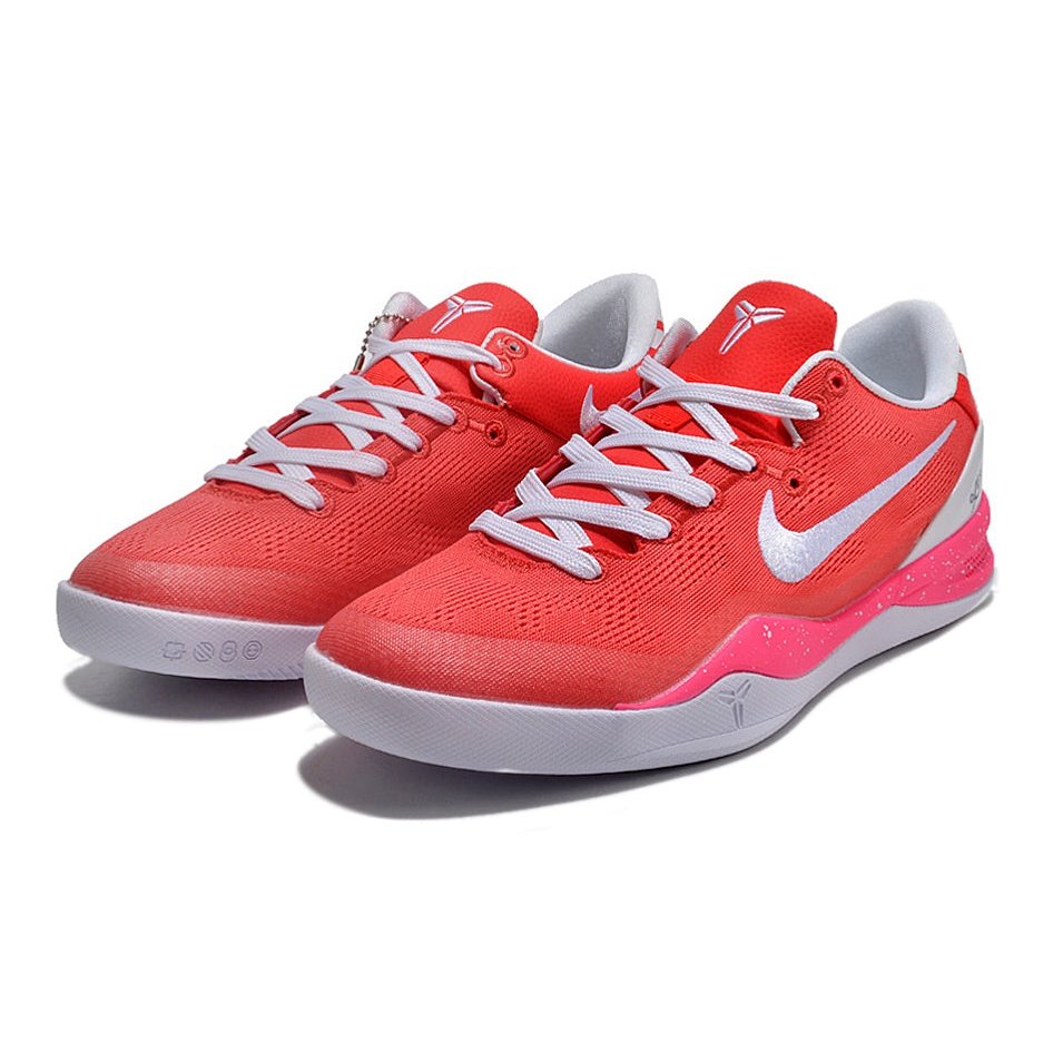 NIKE Kobe 8 - Holiday Spirit Sneakers - Red Unisex Streetwear Limited Edition