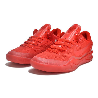 NIKE Kobe 8 - Mamba Sneakers - Red Unisex Streetwear Limited Edition - The Nike Kobe 8 x RED MAMBA is an electrifying tribute to the basketball icon
