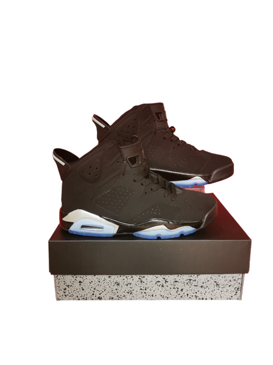Jordan 6 Sneakers - Brown Unisex Streetwear Limited Edition - **Product Description:** Step up your sneaker game with the Air Jordan 6 Retro 'Black Cat'.