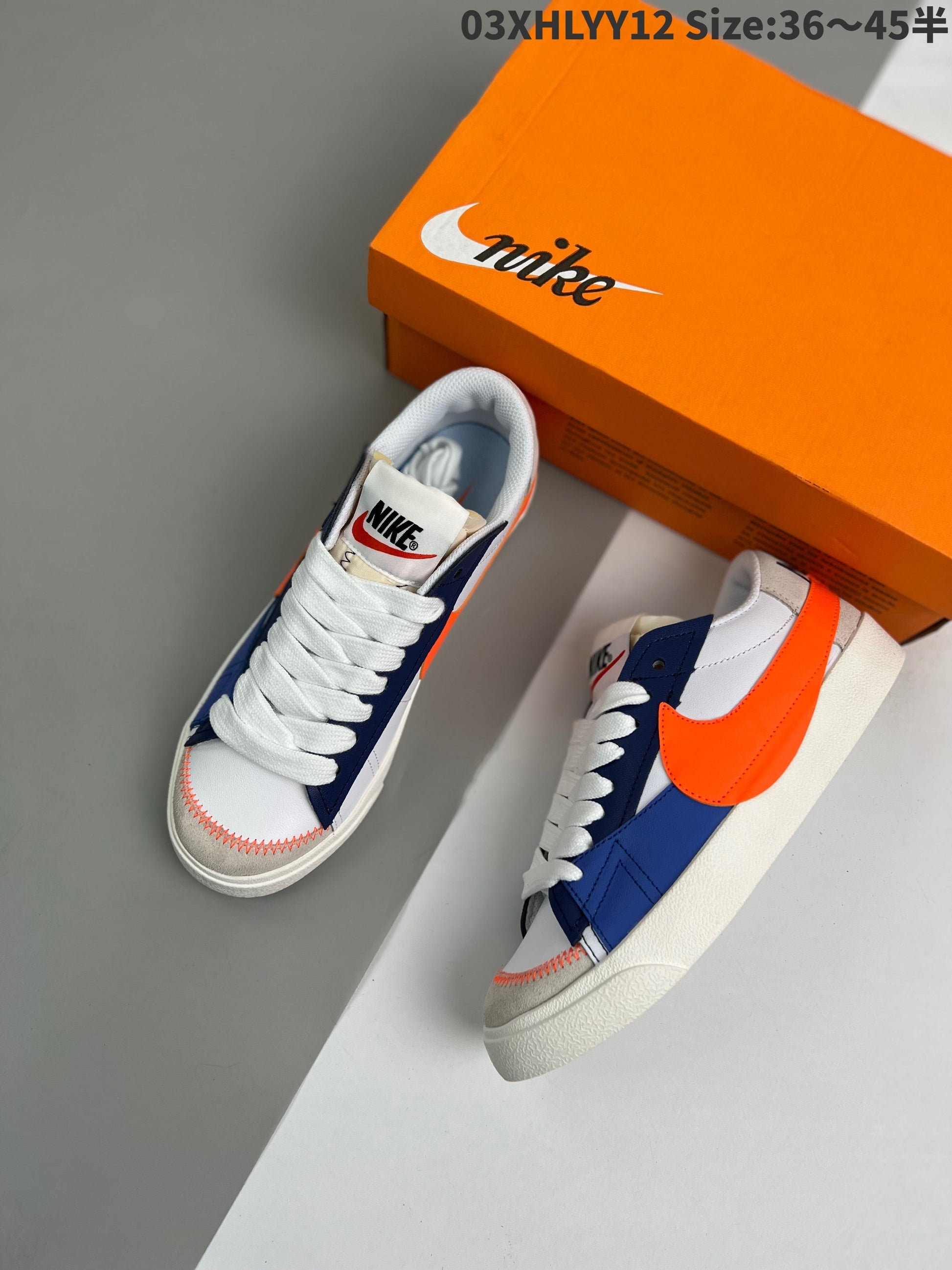 Nike Blazer Low'1977 Jumbo Unisex Streetwear Limited Edition - The Nike Blazer Low '1977 Jumbo reimagines the classic silhouette with bold, oversized design elements