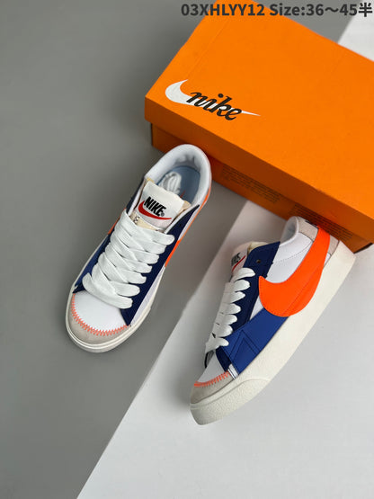 Nike Blazer Low'1977 Jumbo Unisex Streetwear Limited Edition - The Nike Blazer Low '1977 Jumbo reimagines the classic silhouette with bold, oversized design elements