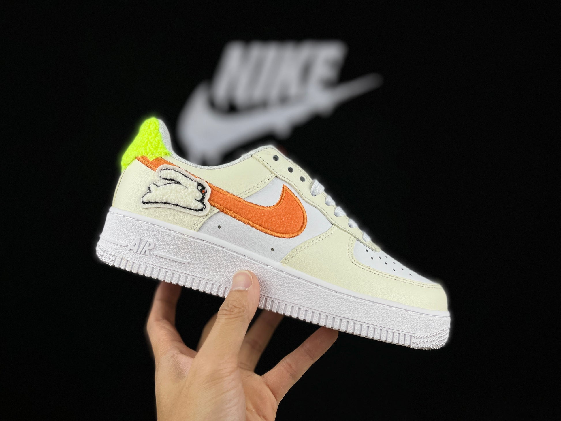 NIKE Air Force 1 'year Of The Rabbit' - White Unisex Streetwear Limited Edition - **Nike Air Force 1 'Year of the Rabbit'** The Nike Air Force 1 'Year of