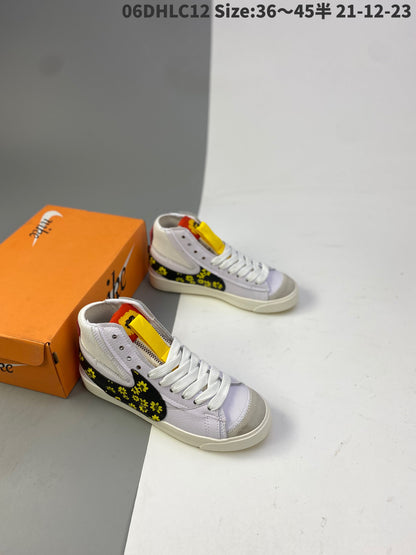 Nike Blazer Low'1977 Jumbo floral - Black Unisex Streetwear Limited Edition - The Nike Blazer Low '1977 Jumbo 'Floral' combines vintage charm with bold, modern accents for