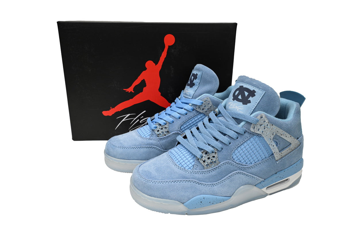 Air Jordan 4 Retro Unc University - Blue Unisex Streetwear Limited Edition - **Air Jordan 4 Retro UNC University Blue** The Air Jordan 4 Retro UNC University Blue
