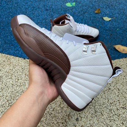 Jordan 12 Retro 'chocolate Brown' Sneakers Unisex Streetwear Limited Edition - **Product Description: Air Jordan 12 Retro 'Chocolate Brown'** The Air Jordan 12 Retro 'Chocolate Brown'