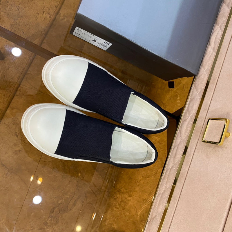 Slip-On Canvas Sneakers - Black Unisex Streetwear Limited Edition - **Slip-On Canvas Sneakers** Introducing a perfect blend of comfort and style, these slip-on canvas sneakers