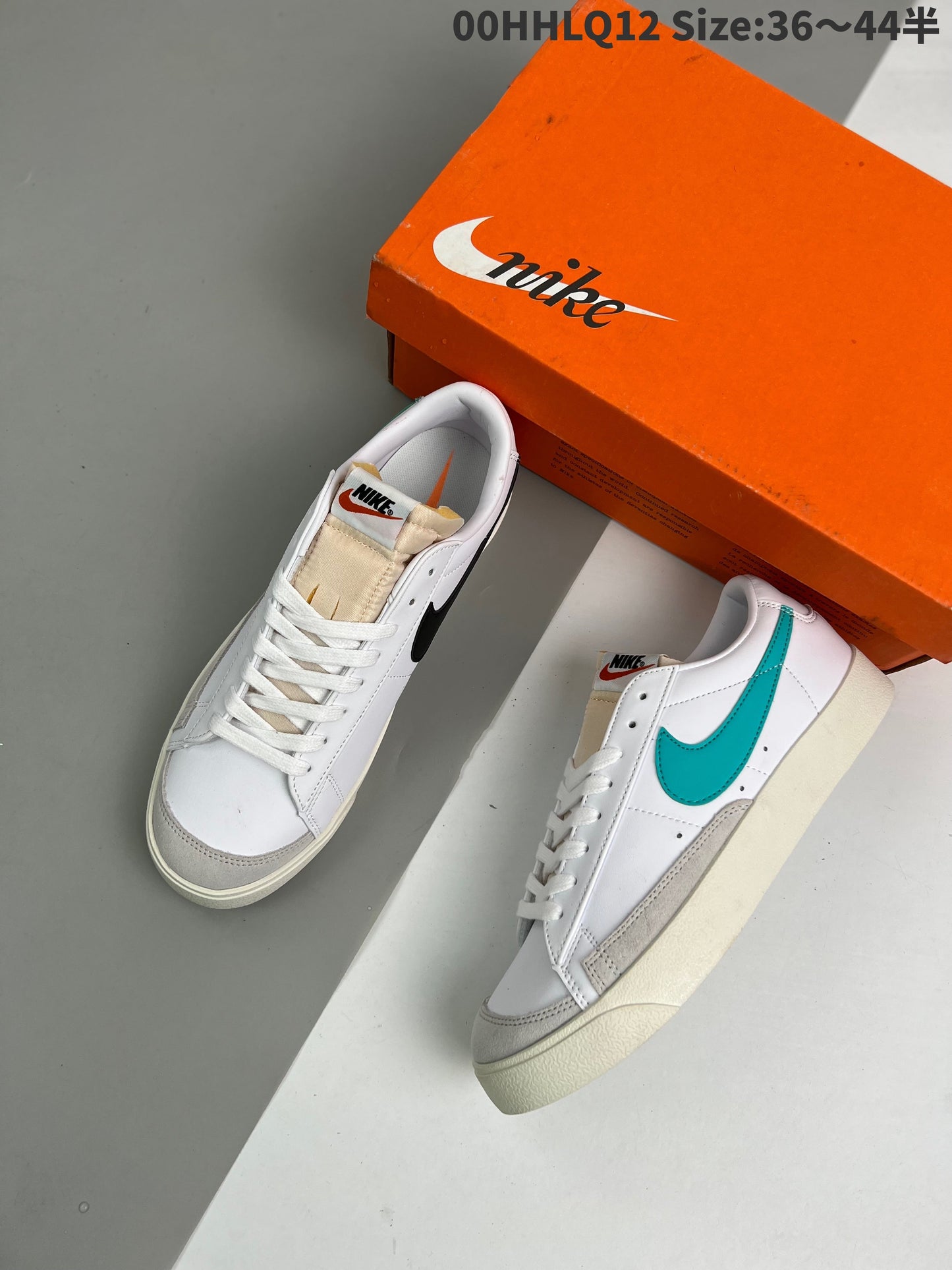 Nike Blazer Low'1977 - Black Unisex Streetwear Limited Edition - The Nike Blazer Low '1977' in white, blue, and black offers a fresh take on