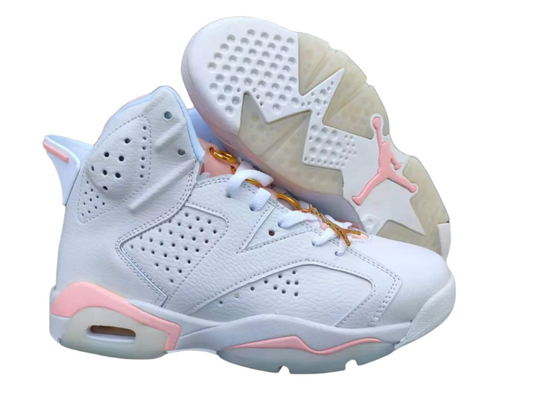 Jordan 6 'gold Hoops' - Black Unisex Streetwear Limited Edition