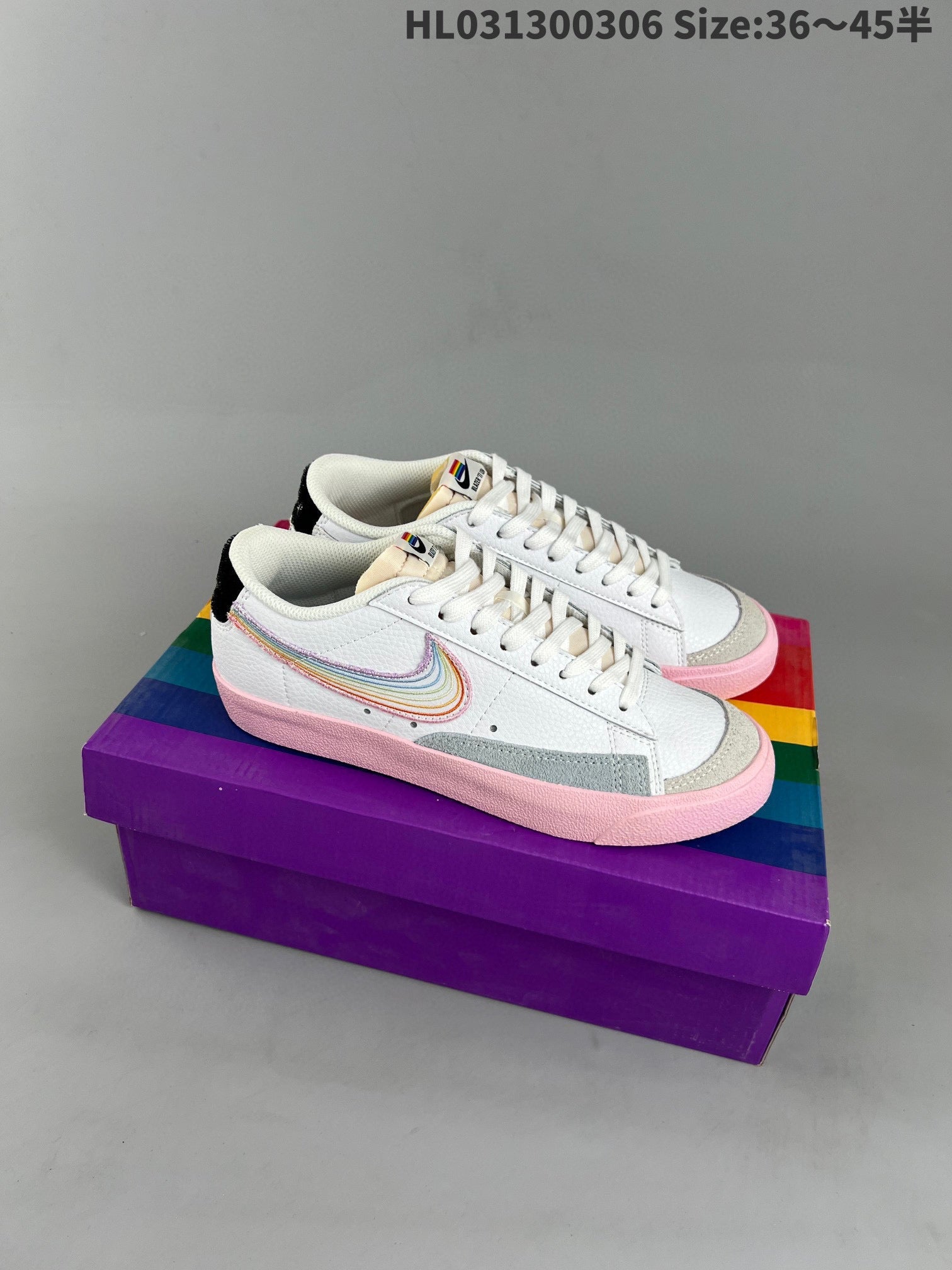 Nike Blazer Low'1977 - White Unisex Streetwear Limited Edition - The Nike Blazer Low '1977' in white and pink gets a refreshed upgrade, combining timeless
