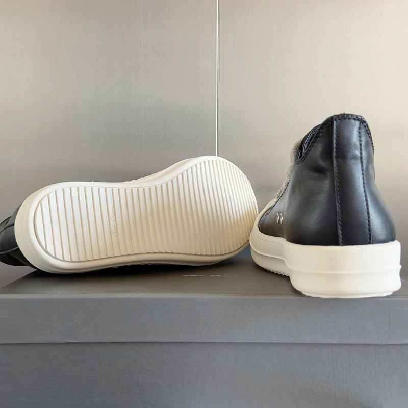 Rick Owens Low-top Sneakers - Black Unisex Streetwear Limited Edition - **Rick Owens Black Low-Top Sneakers: Modern Elegance and Superior Craftsmanship** Introducing the Rick Owens Black