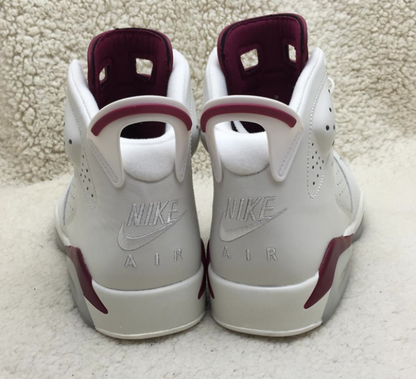 Jordan 6 'maroon' - White Unisex Streetwear Limited Edition - **Air Jordan 6 'Maroon'** Step up your sneaker game with the iconic Air Jordan 6