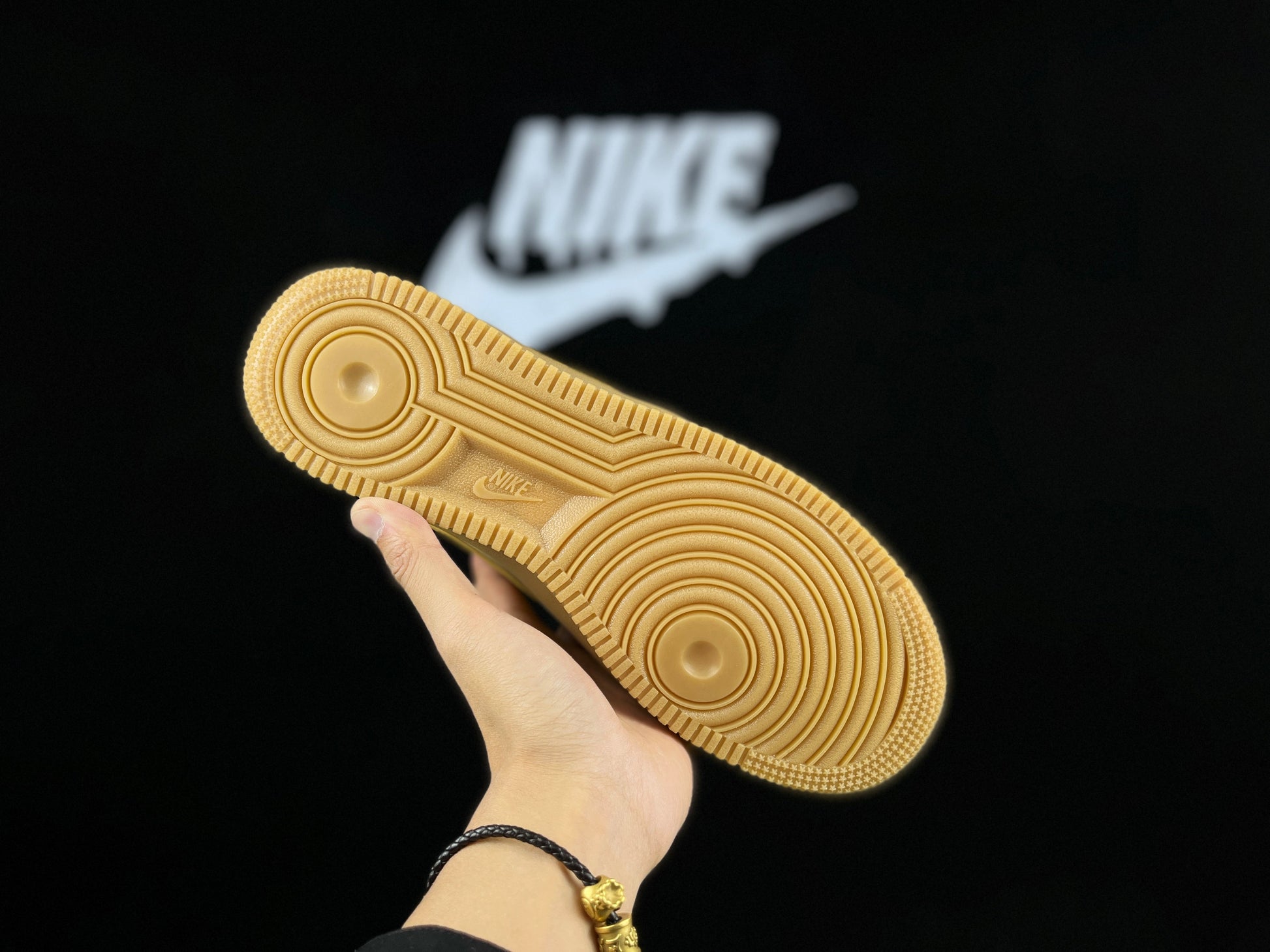 NIKE Air Force 1 'wheat' - Red Unisex Streetwear Limited Edition - **Nike Air Force 1 'Wheat'** The Nike Air Force 1 'Wheat' is a standout edition
