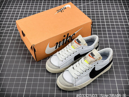 Nike Blazer Low'1977 Vintage - White Unisex Streetwear Limited Edition - The Nike Blazer Low '1977 Vintage 'Off-White' delivers a refined take on the classic Blazer