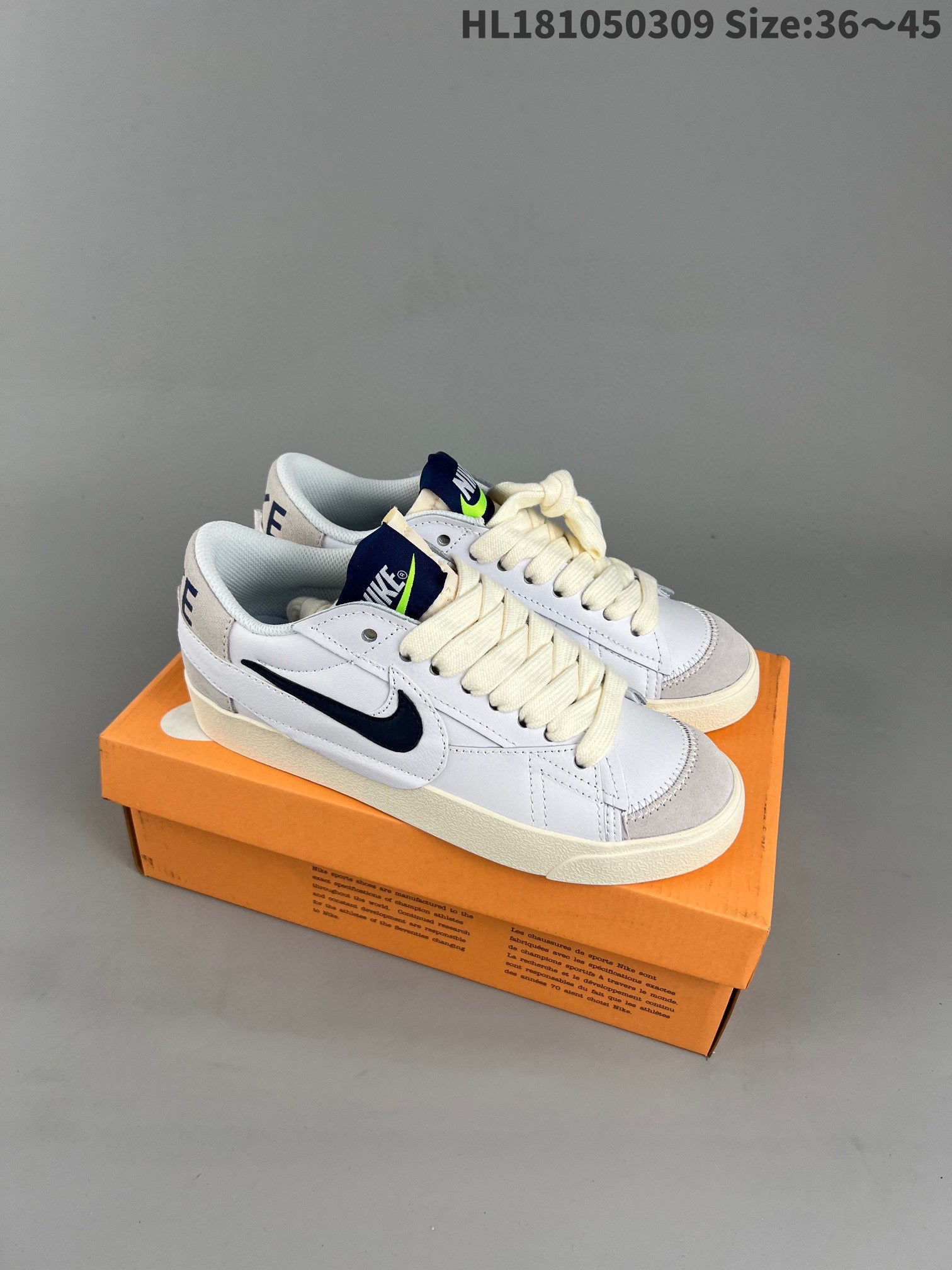 Nike Blazer Low '1977 - Black Unisex Streetwear Limited Edition - The Nike Blazer Low '1977' in white and black is a classic sneaker that combines