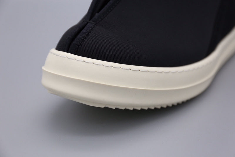 Rick Owens Wrap-around High-top Sneakers - Black Unisex Streetwear Limited Edition - **Rick Owens Black Wrap-Around High-Top Sneakers: Bold Innovation** Step into the future of fashion with