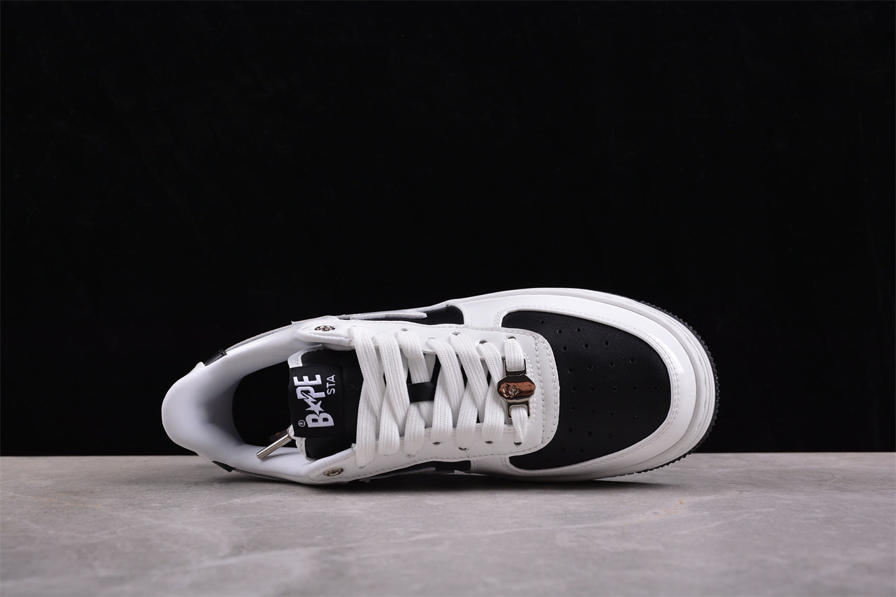 BAPE Sta Low-top Sneakers - Black Unisex Streetwear Limited Edition - **BAPE STA Low-Top Sneakers** Introducing the BAPE STA Low-Top Sneakers, a perfect blend of streetwear