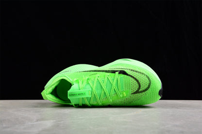 Zoom Alphafly Ne - T% 2 - Green Unisex Streetwear Limited Edition - The Nike Air Zoom Alphafly NEXT% 2 in vibrant green is a premier running shoe