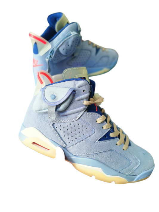 Jordan 6 'unc' - White Unisex Streetwear Limited Edition - The Air Jordan 6 'UNC' is a stunning homage to Michael Jordan's alma mater, the