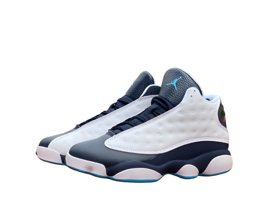 Jordan 13 Obsidian - White Unisex Streetwear Limited Edition - The Air Jordan 13 Retro showcases a sleek and modern design that is perfect for