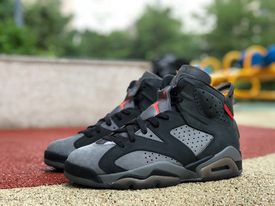 Jordan 6 - Psg - Black Unisex Streetwear Limited Edition