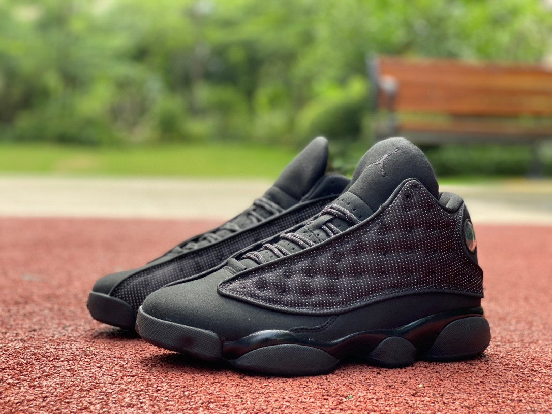Jordan 13 Retro 'black Cat' Unisex Streetwear Limited Edition - **Product Description: Air Jordan 13 Retro 'Black Cat'** Step into the shadows with the Air