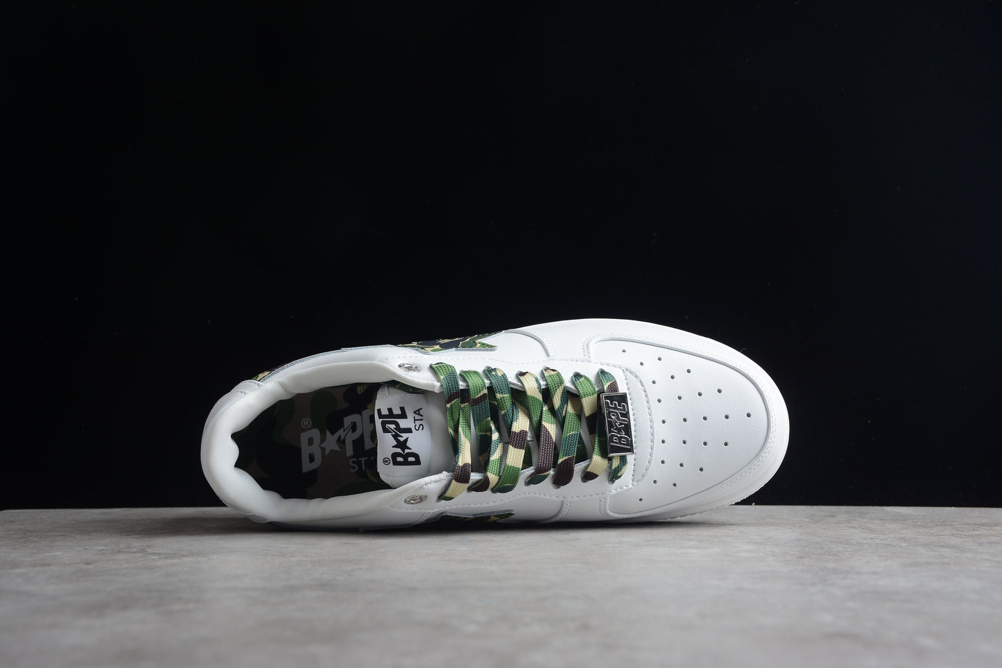 BAPE Sta Camo Edition Sneakers - White Unisex Streetwear Limited Edition - ### BAPE STA White Camo Edition Sneakers Introducing the BAPE STA White Camo Edition Sneakers,