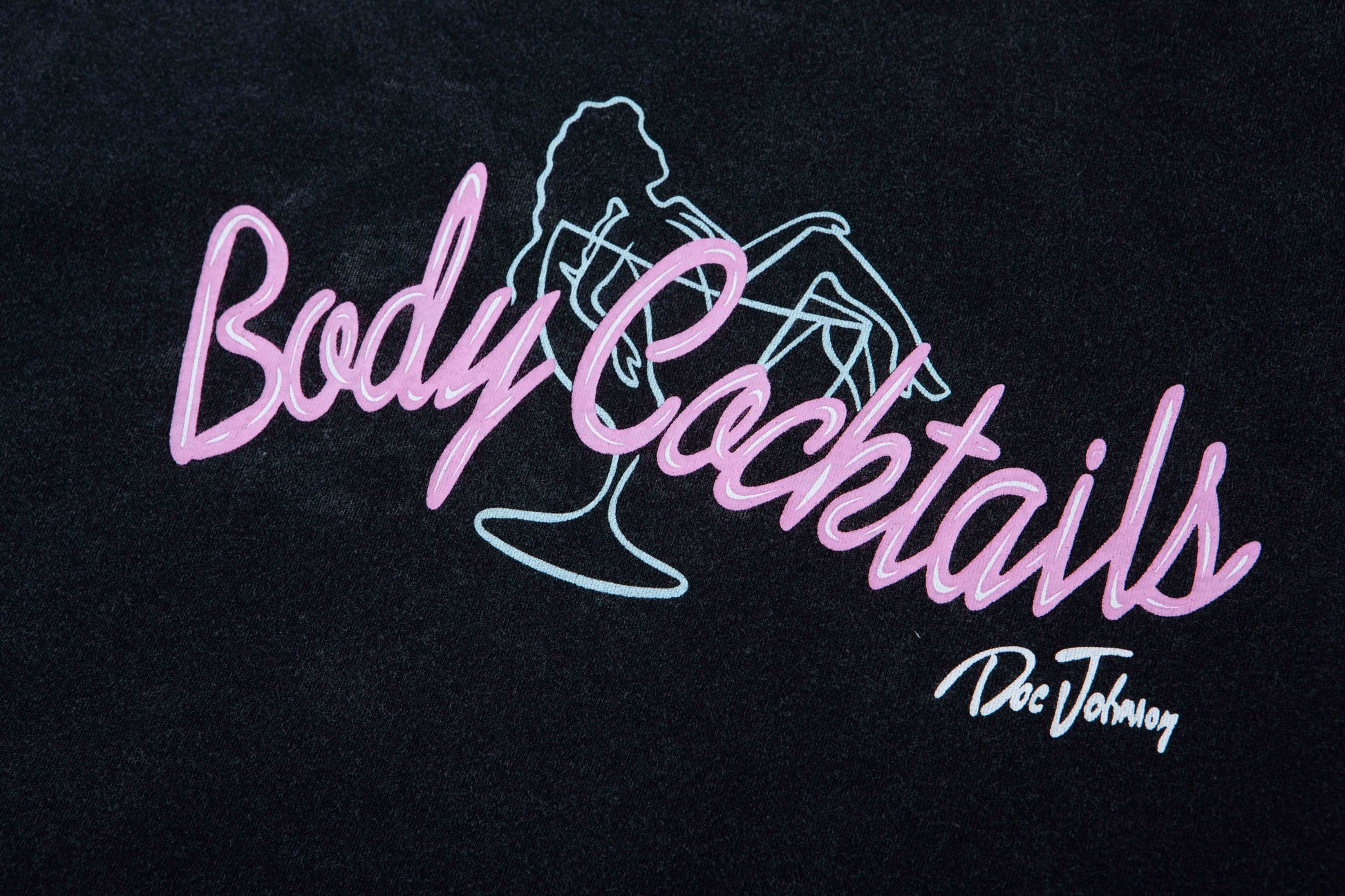 Gallery Dept Body Cocktails Tee Vintage T-Shirt - Black Unisex Streetwear Limited Edition - **Gallery Dept. 'Body Cocktails' T-Shirt** Elevate your casual wardrobe with the Gallery Dept. 'Body Cocktai