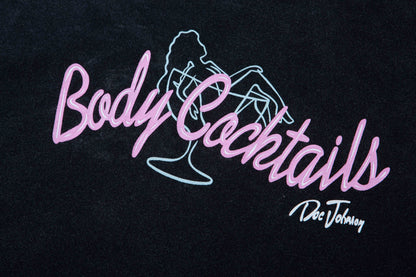 Gallery Dept Body Cocktails Tee Vintage T-Shirt - Black Unisex Streetwear Limited Edition - **Gallery Dept. 'Body Cocktails' T-Shirt** Elevate your casual wardrobe with the Gallery Dept. 'Body Cocktai