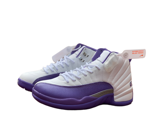 Jordan 12 Retro 'white - Concord' Sneakers Unisex Streetwear Limited Edition - **Product Description: Air Jordan 12 Retro 'White/Concord'** The Air Jordan 12 Retro 'White/Concord' is a