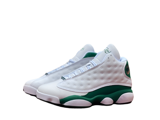 Jordan 13 Retro 'lucky Green' Unisex Streetwear Limited Edition - The Air Jordan 13 Retro 'Lucky Green' offers a fresh and vibrant take on a