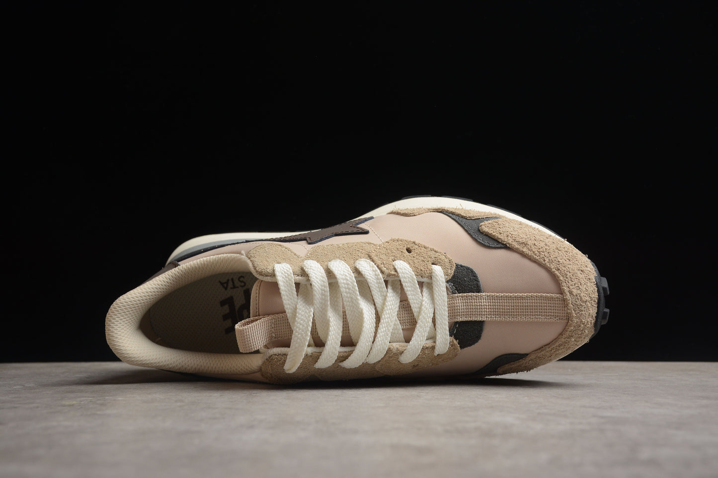 BAPE Sta Runner Sneakers In Beige And - Brown Unisex Streetwear Limited Edition - **BAPE STA Runner Sneakers in Beige and Brown** Introducing the BAPE STA Runner Sneakers in