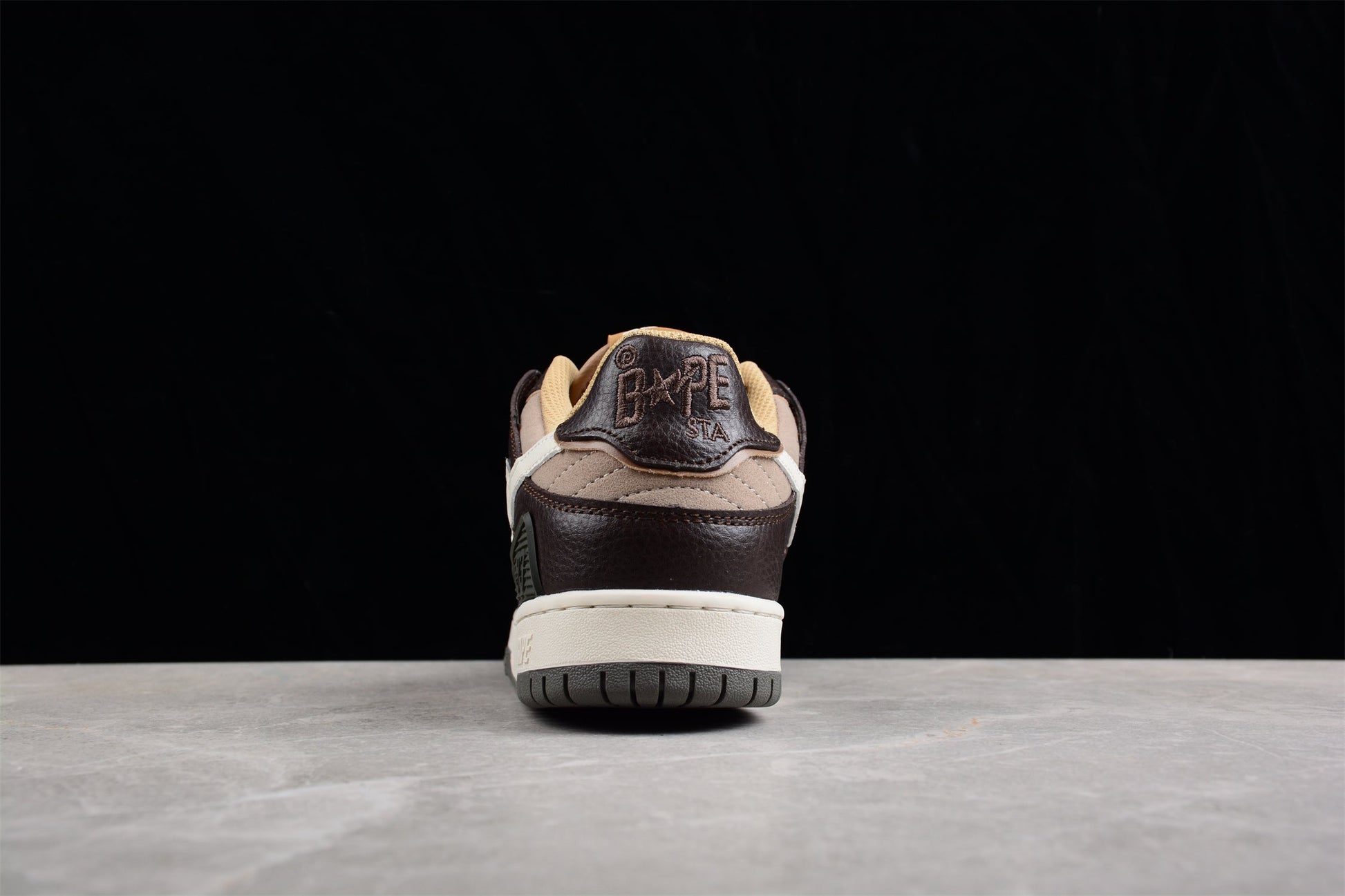 BAPE Sta Low-top Sneakers In And Beige - Brown Unisex Streetwear Limited Edition - **BAPE STA Low-Top Sneakers in Brown and Beige** Introducing the BAPE STA Low-Top Sneakers in
