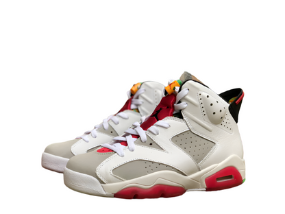 Jordan 6 Hare Sneakers - White Unisex Streetwear Limited Edition - The Air Jordan 6 'Hare' is a playful nod to the classic Jordan brand heritage,